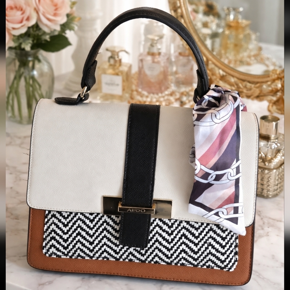 ALDO Caiilla Sachtel Multicolor Bag With Scarf